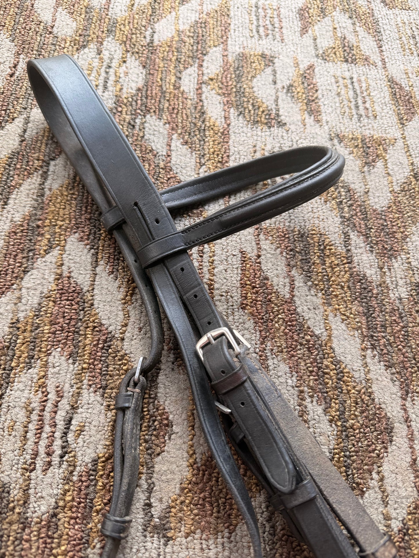 Black Dressage Bridle