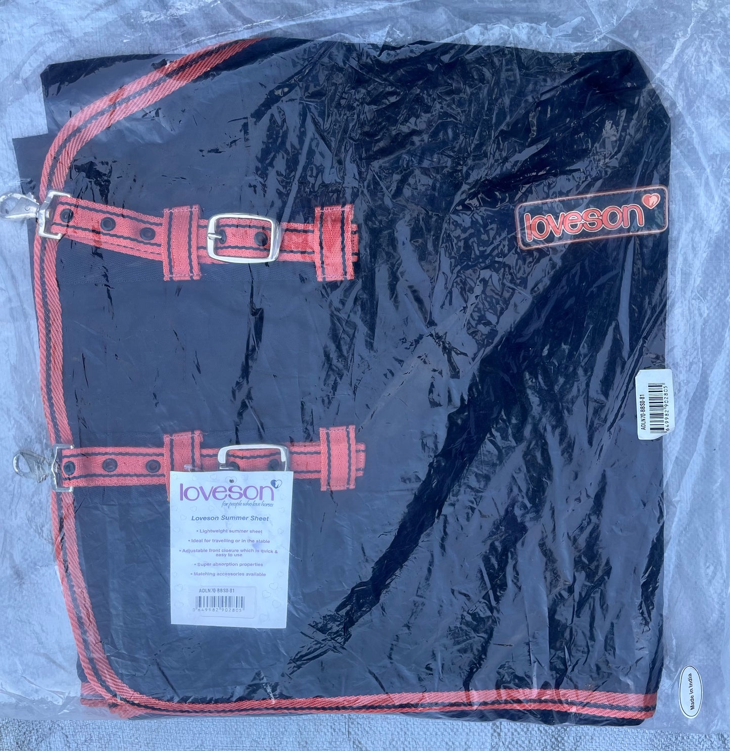Loveson Summer Sheet - Orange/Navy