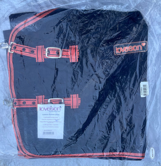 Loveson Summer Sheet - Orange/Navy