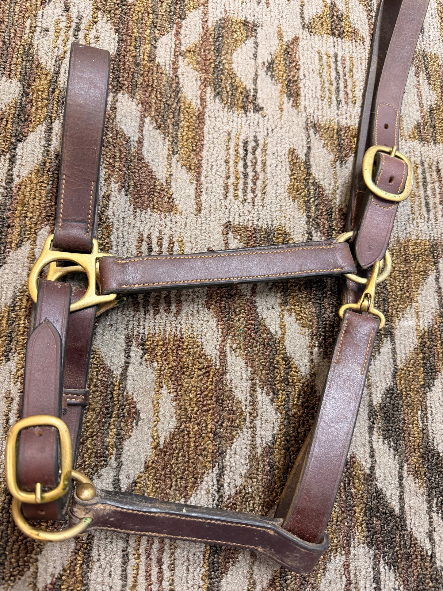 Oversized Leather Halter