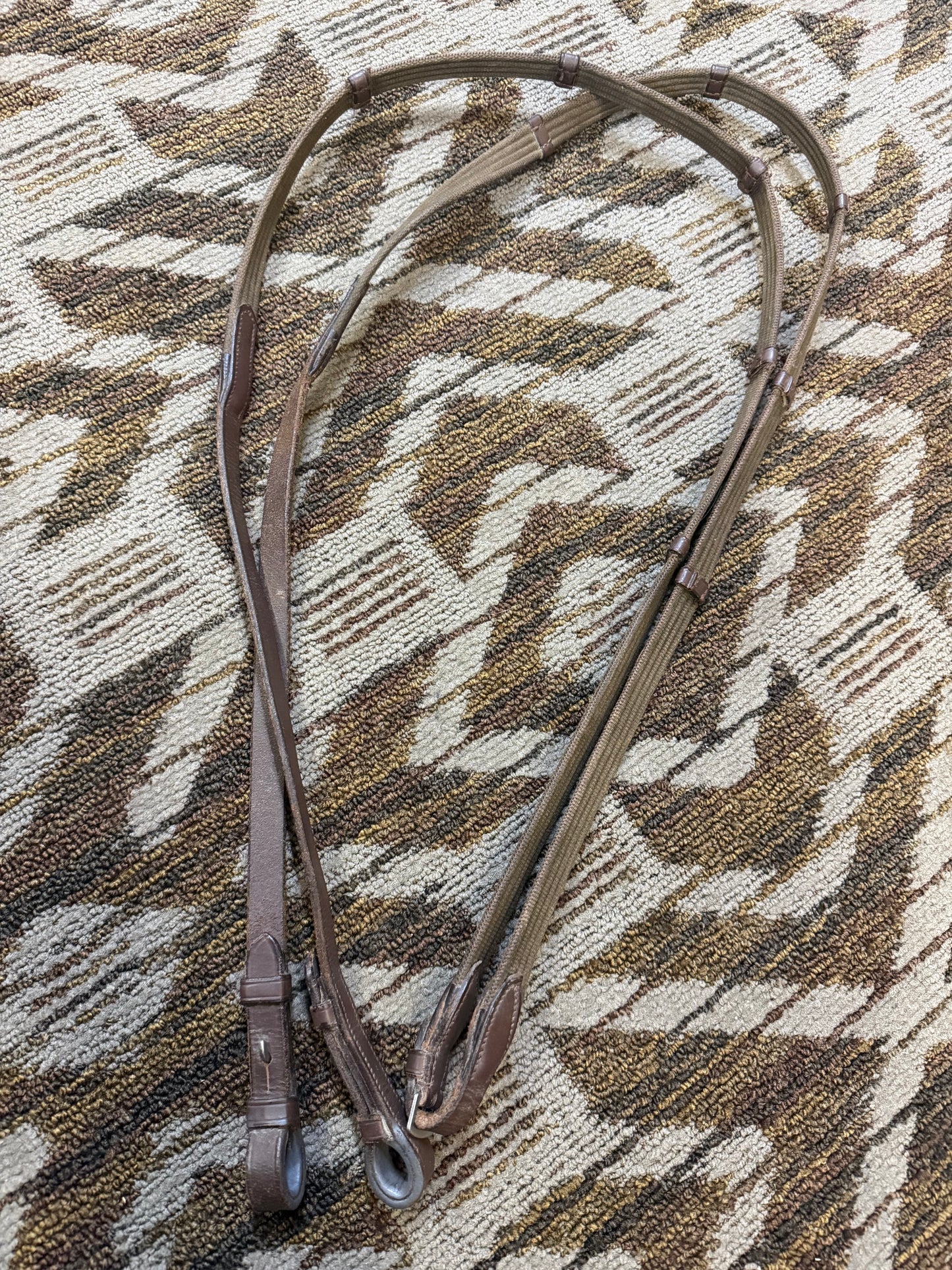 Brown Webbed Reins