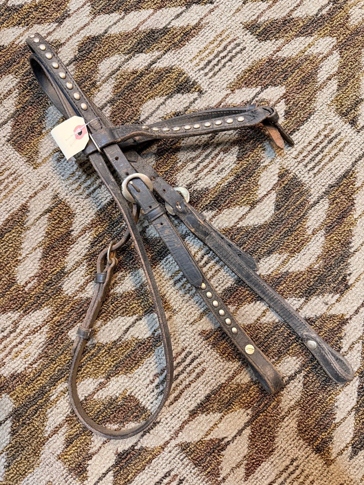 Black Studded Bridle