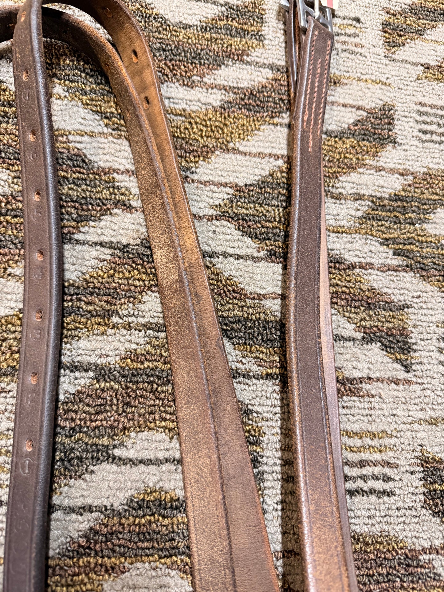 Brown Courbette Stirrup Leathers - 57”