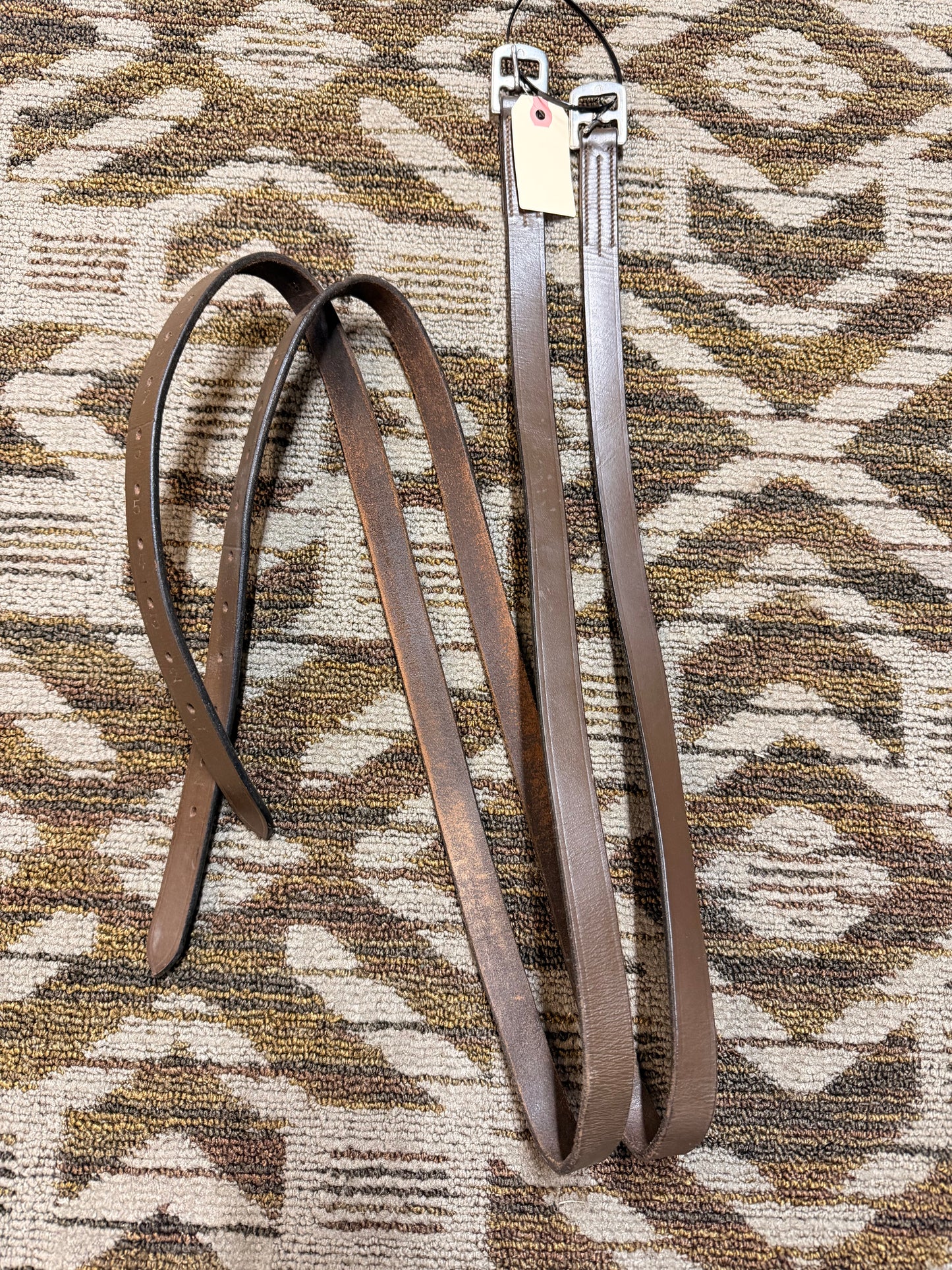Brown Stirrup Leathers - 56”