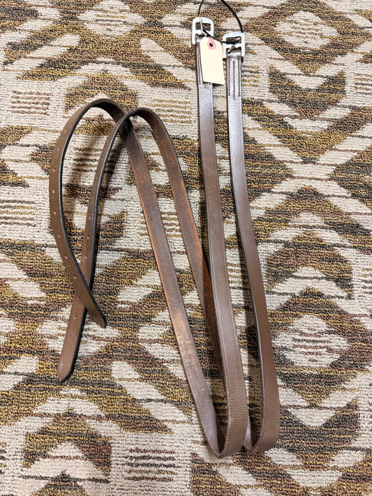 Brown Stirrup Leathers - 56”