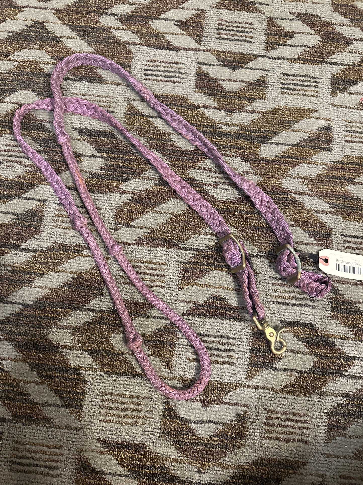 Purple Loop Reins