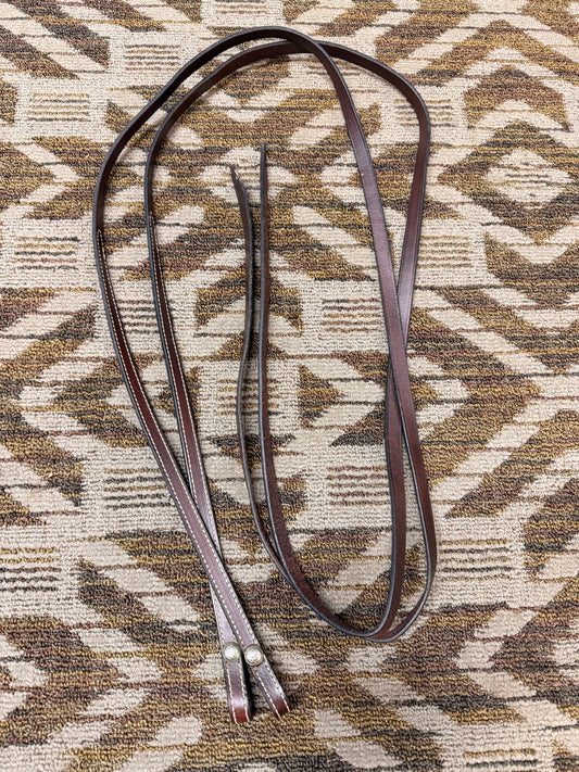 Stitched Leather Split Reins