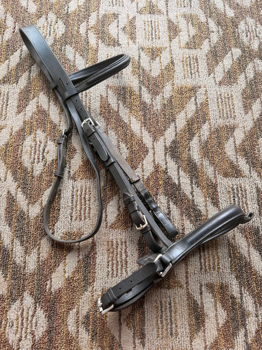 Black Dressage Bridle