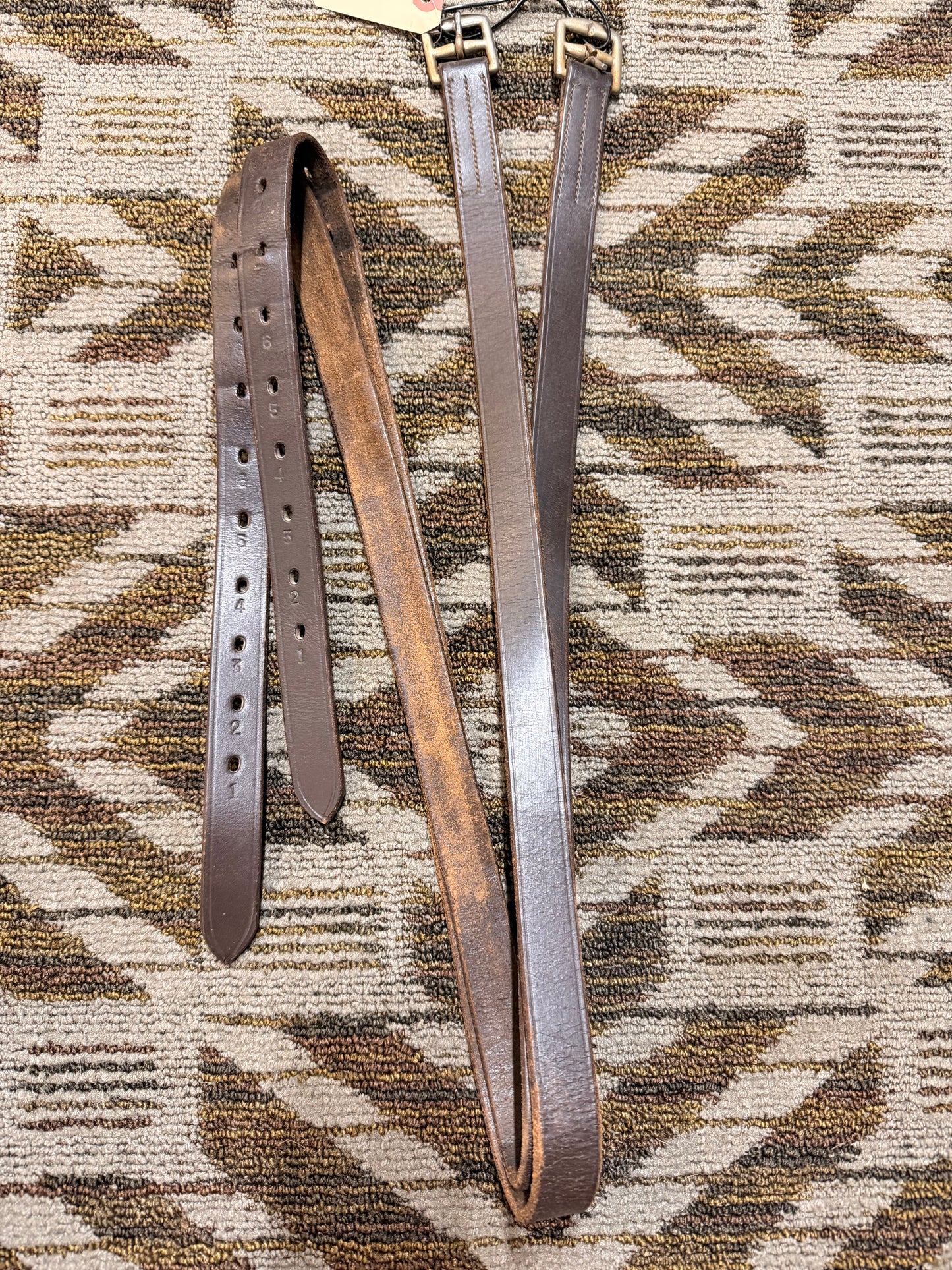Brown Stirrup Leathers - 56”