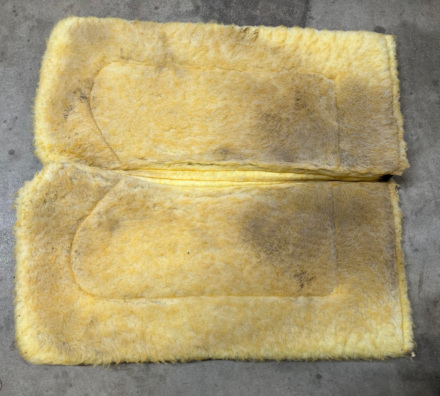 Purple Contoured Fleece Pad