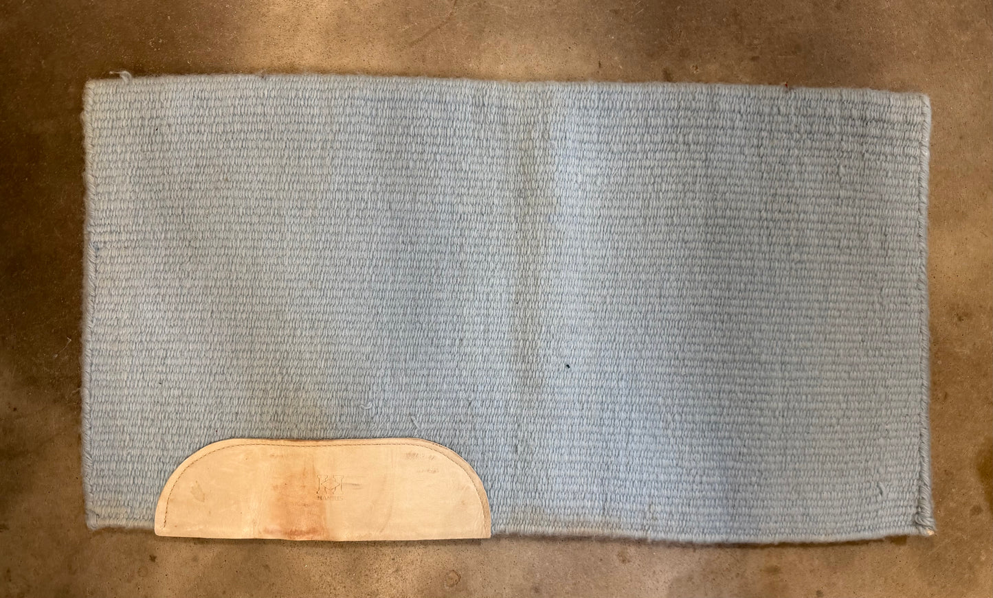 Harris Light Blue Saddle Blanket