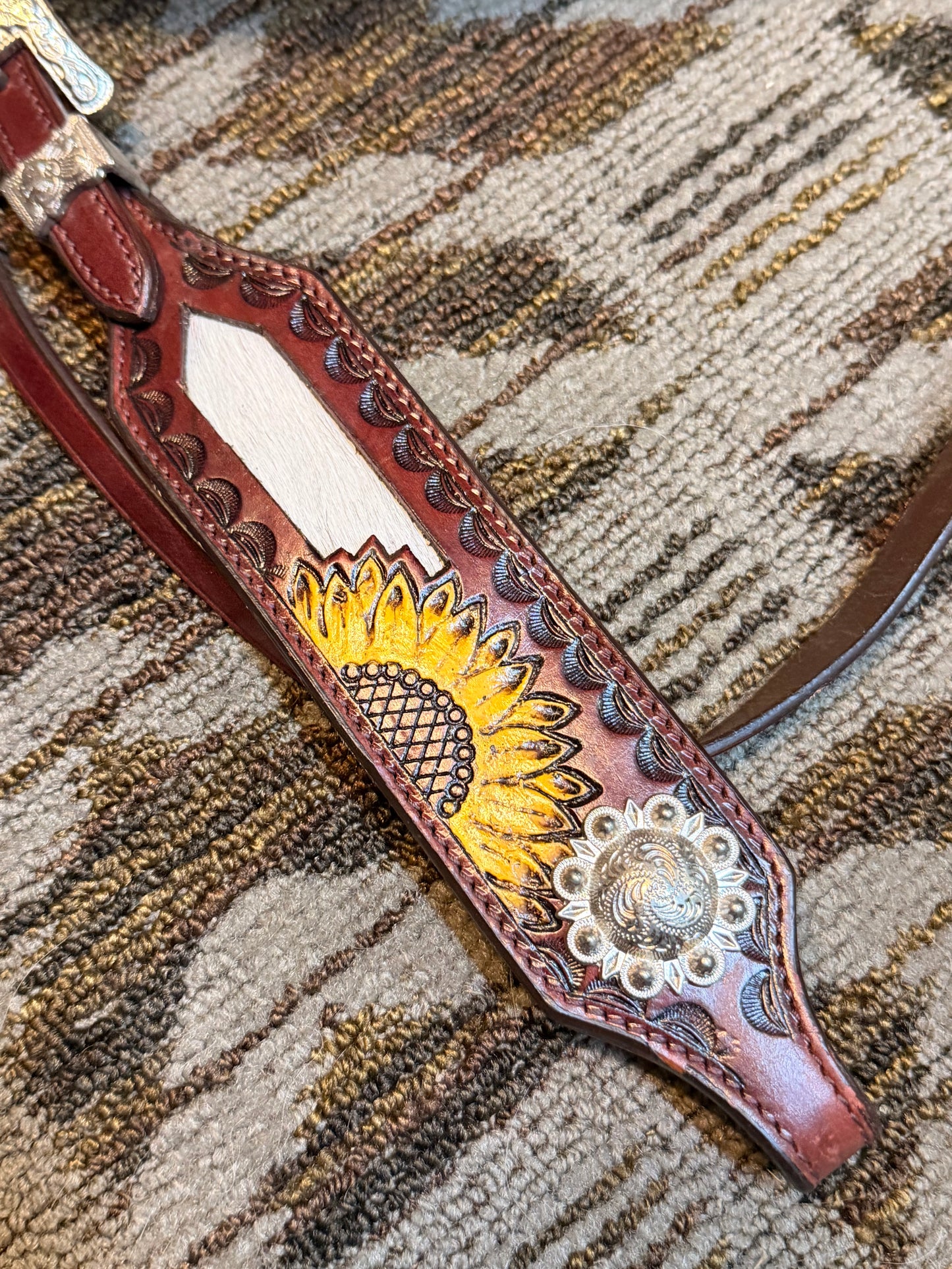 Hair on Sunflower Headstall