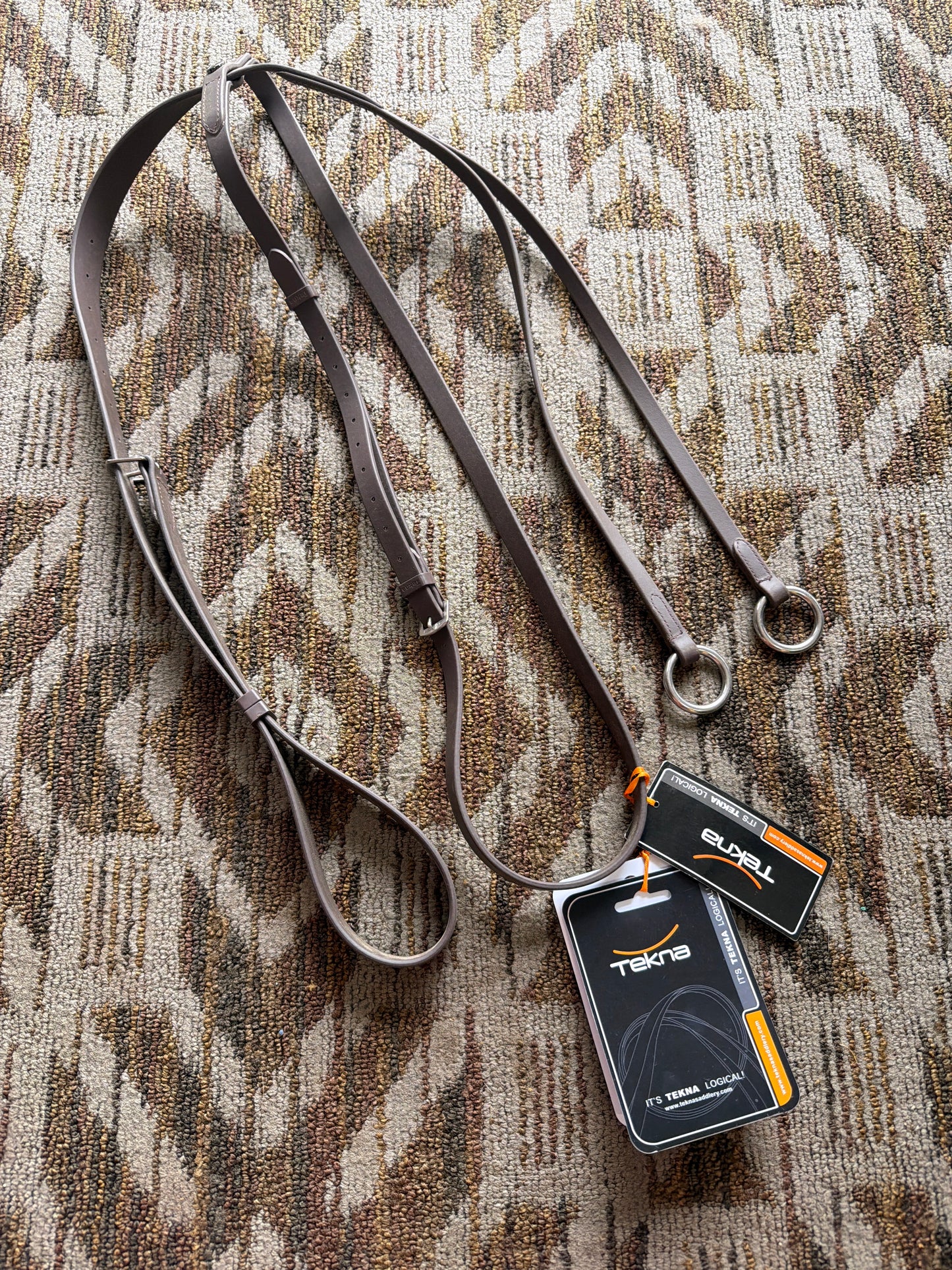 New Tekna Brown Biothane Running Martingale