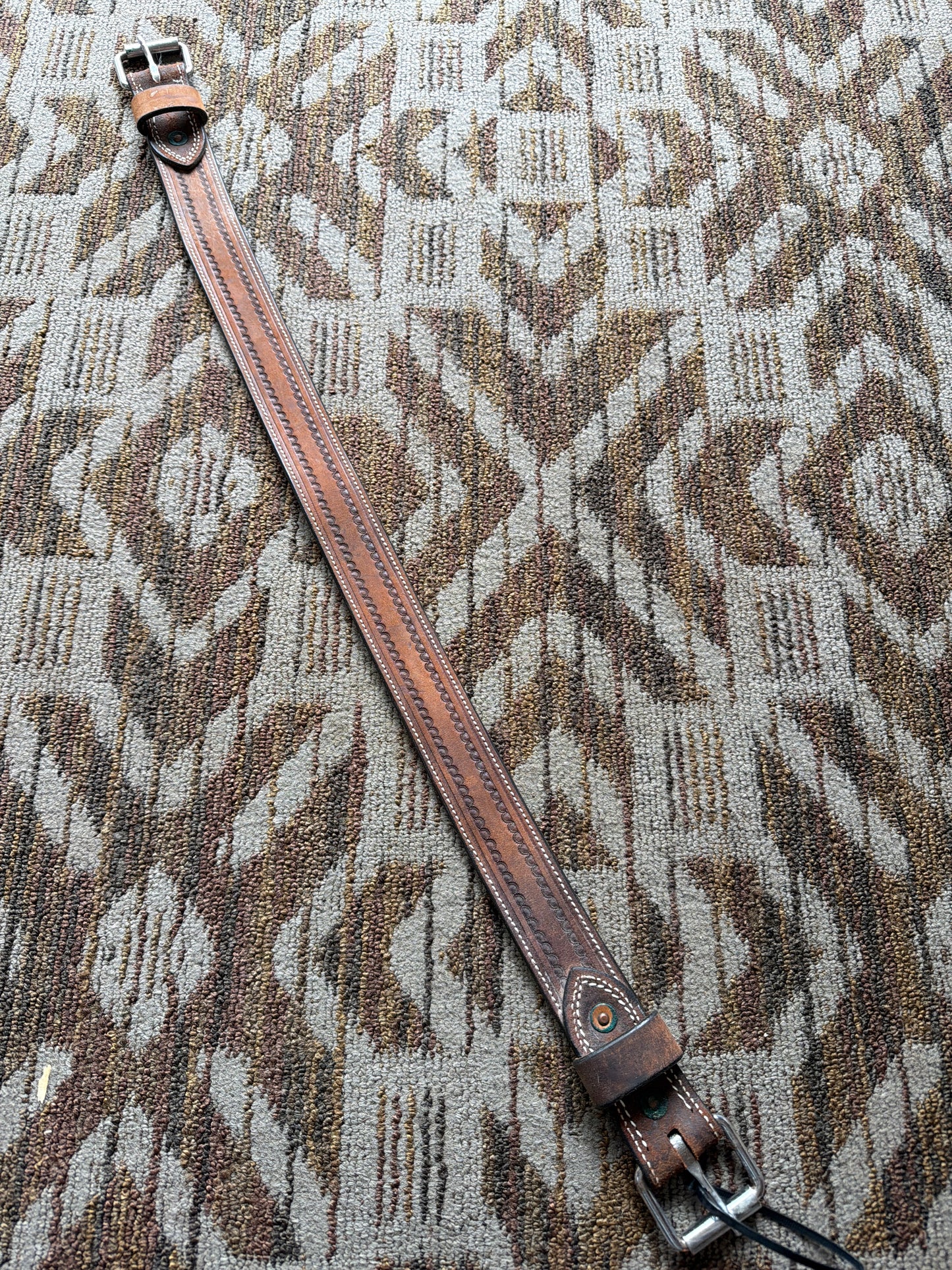 Tooled Back Cinch - 36”