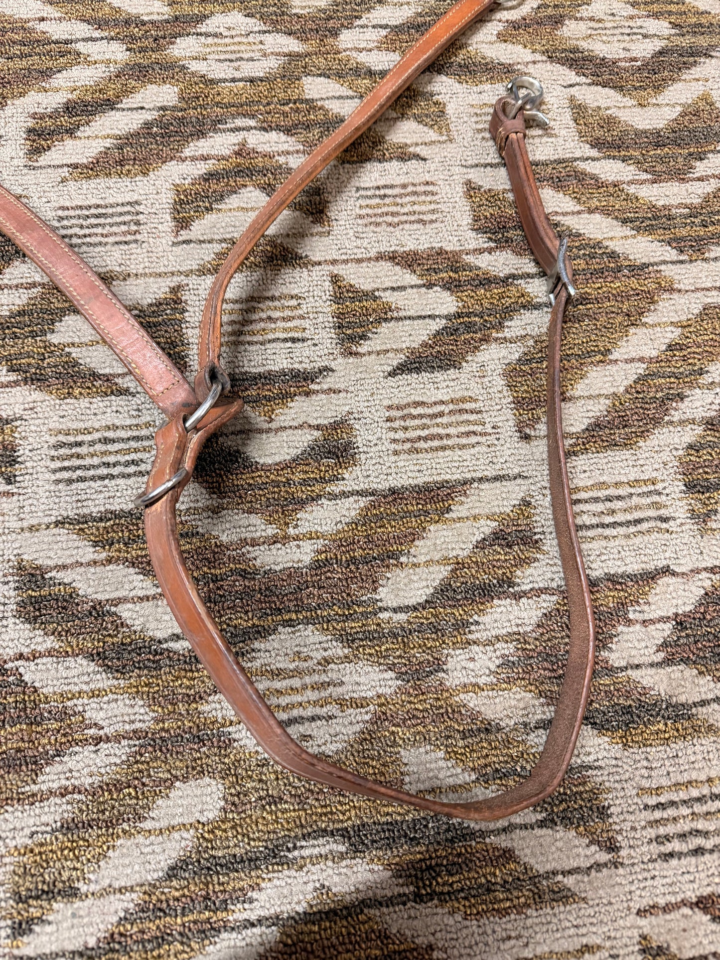 Brown Leather Breastcollar