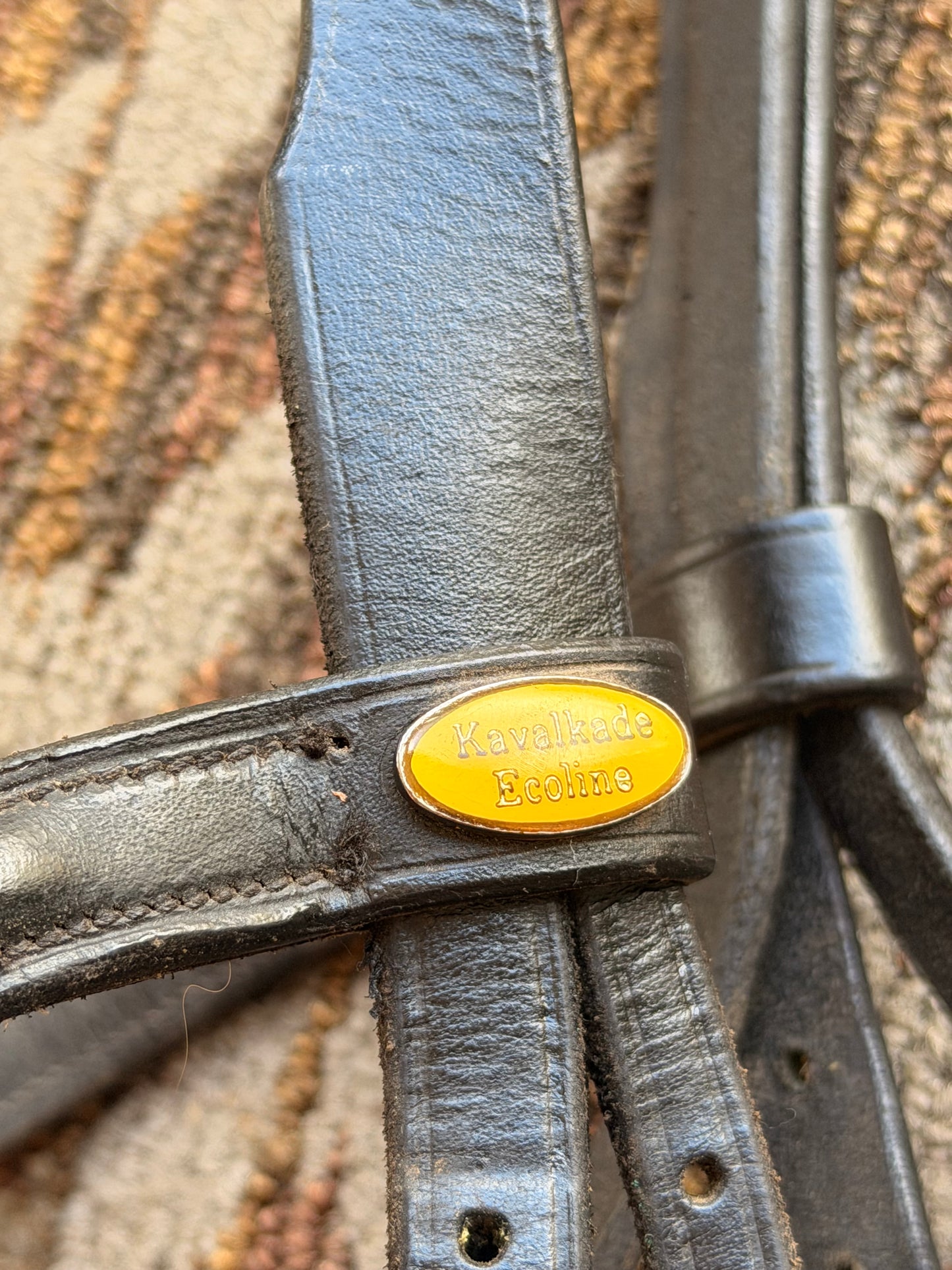 Kavalkade Black Padded Figure 8 Bridle