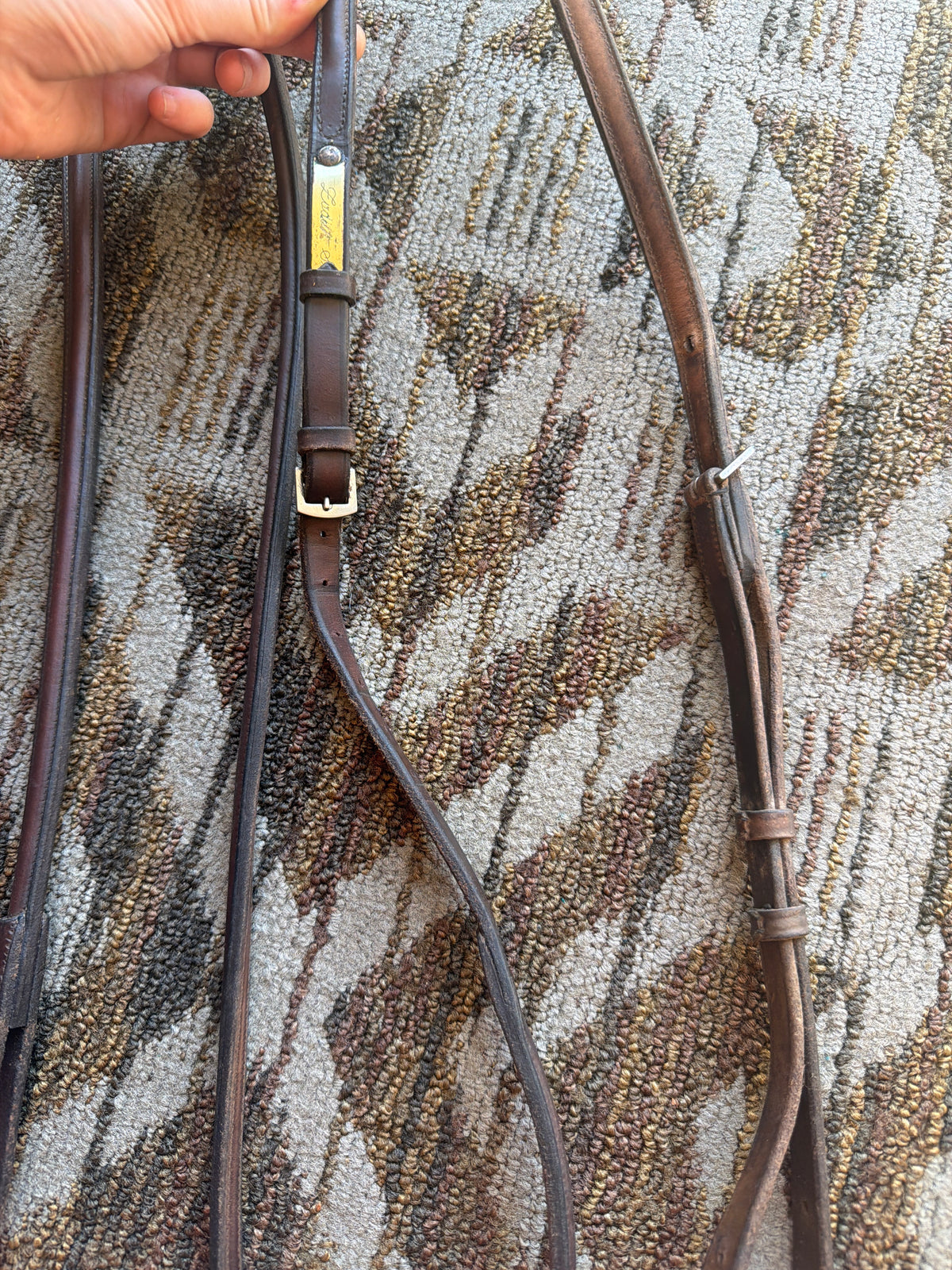 Brown Raised Standing Martingale