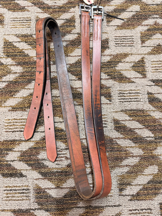 Brown Stirrup Leathers - 56”