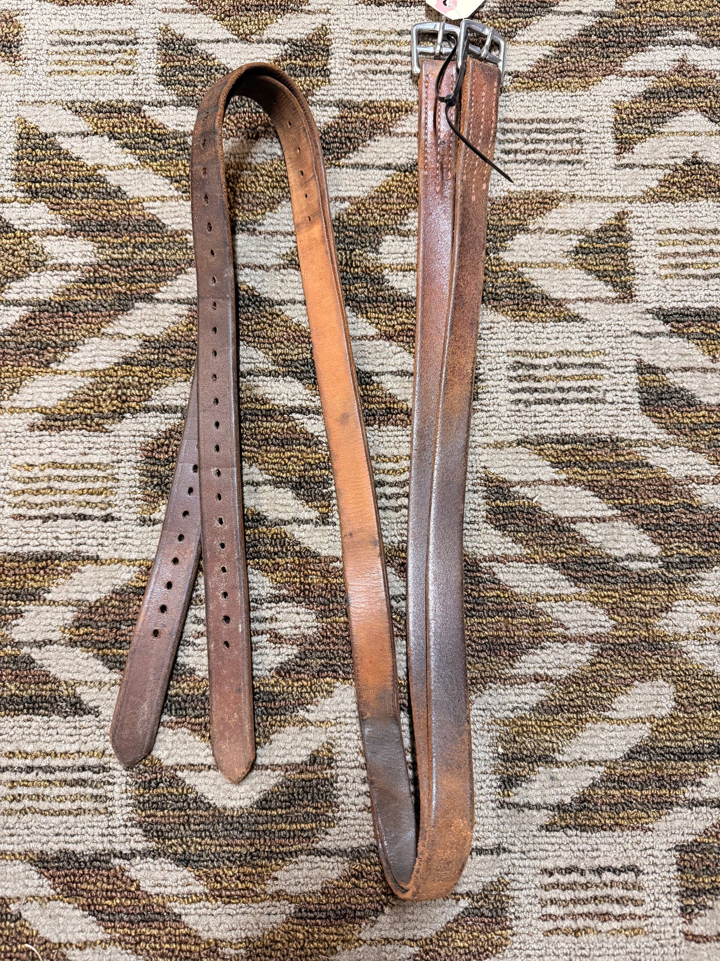 Brown Stirrup Leathers - 59”