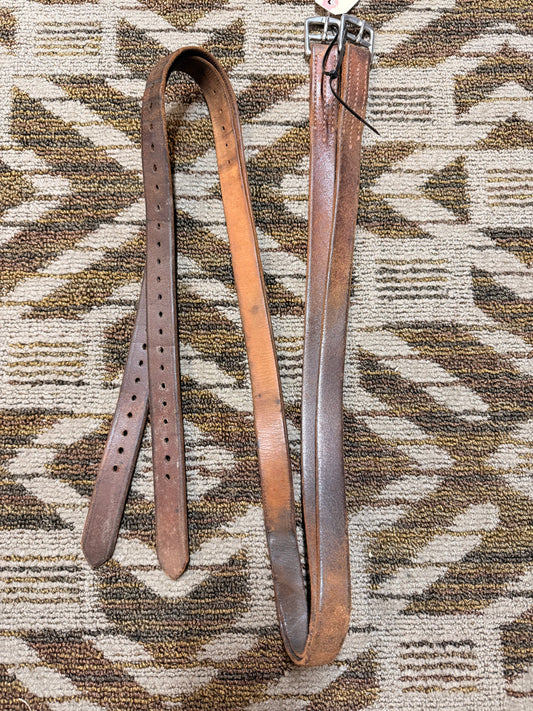 Brown Stirrup Leathers - 59”