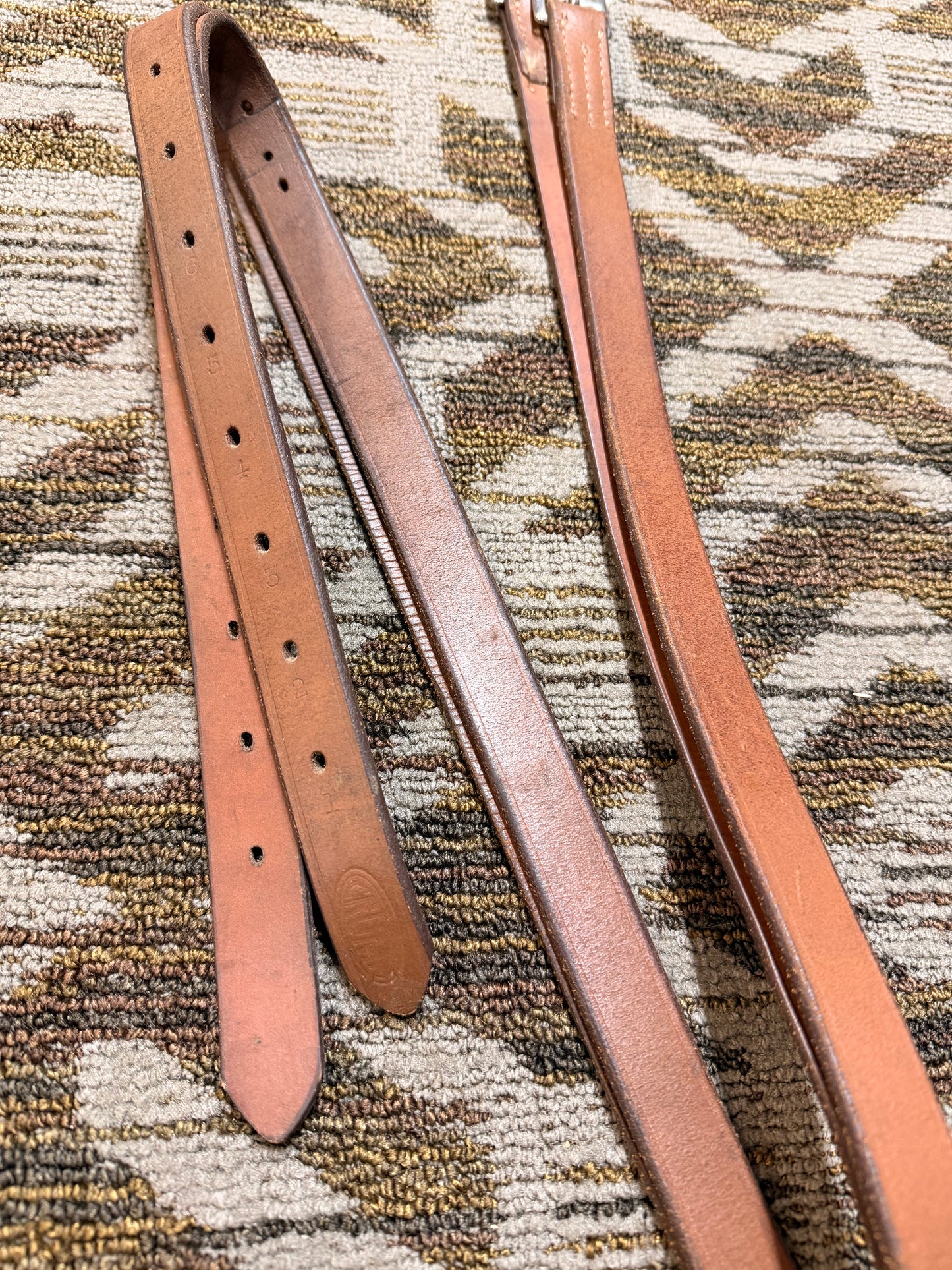 Crump Brown Stirrup Leathers - 56”
