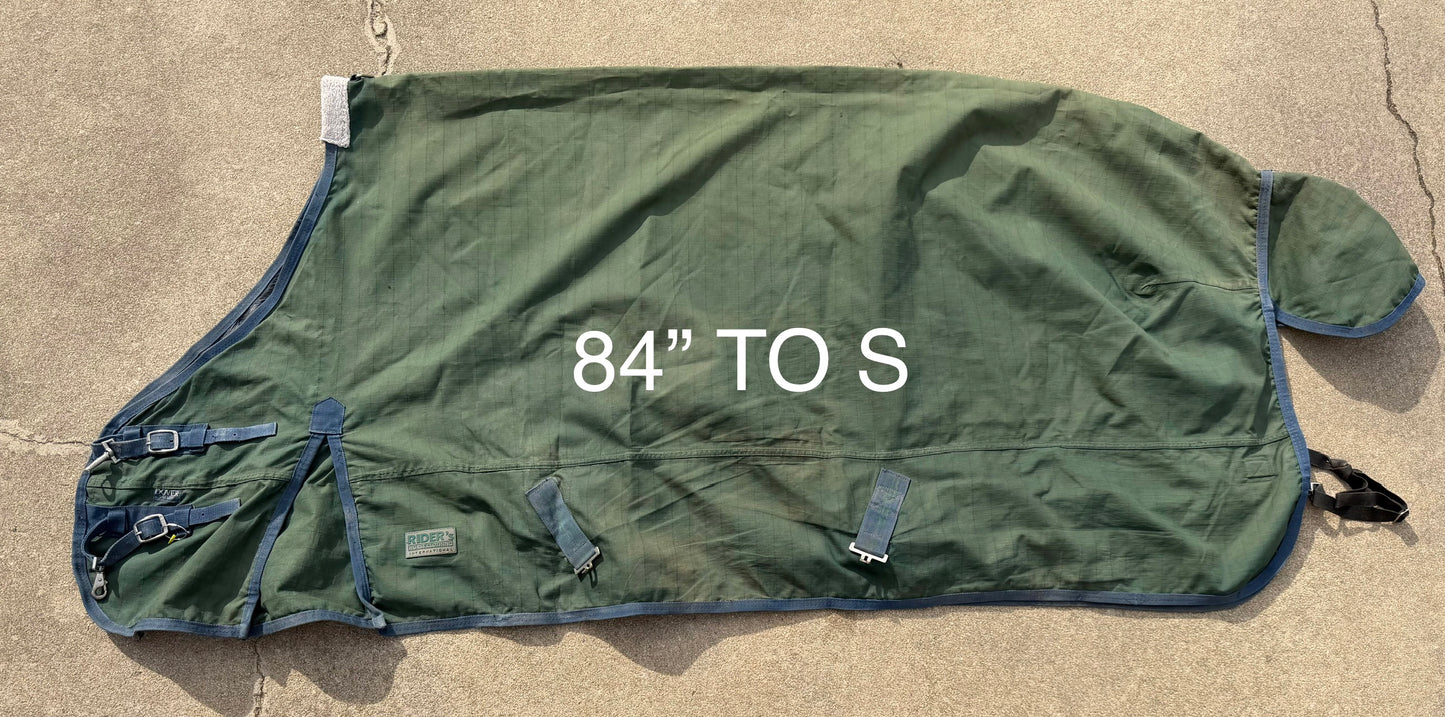 Riders T/O Sheet - 84”