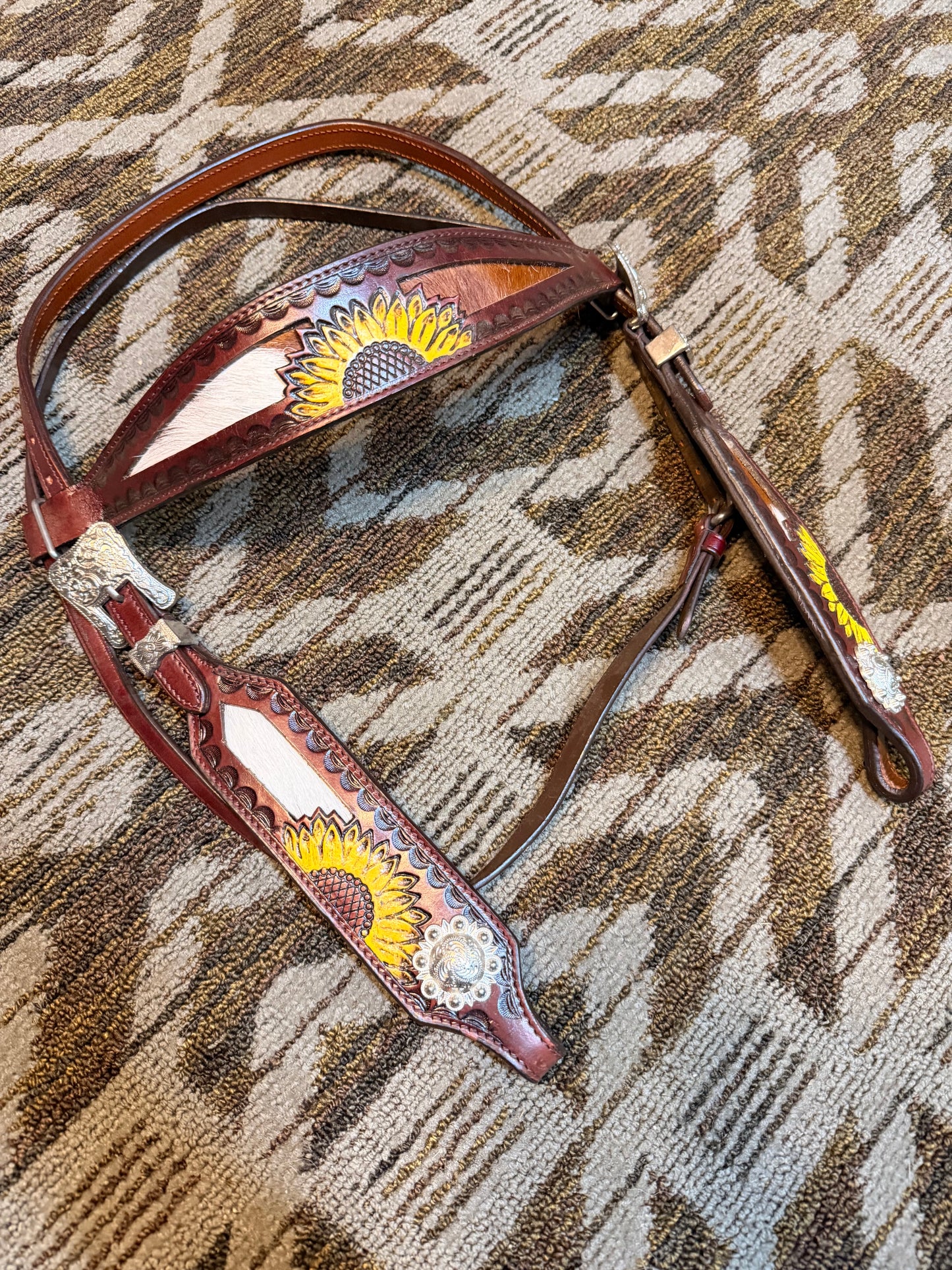 Hair on Sunflower Headstall