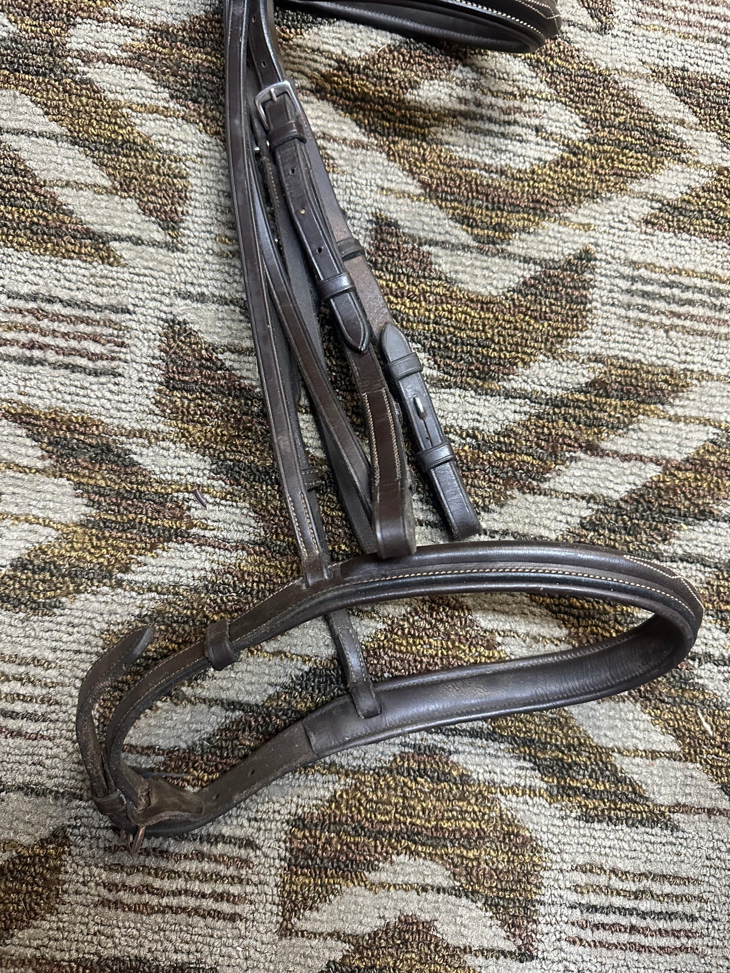 Fancy Stitched Padded Anatomical Bridle