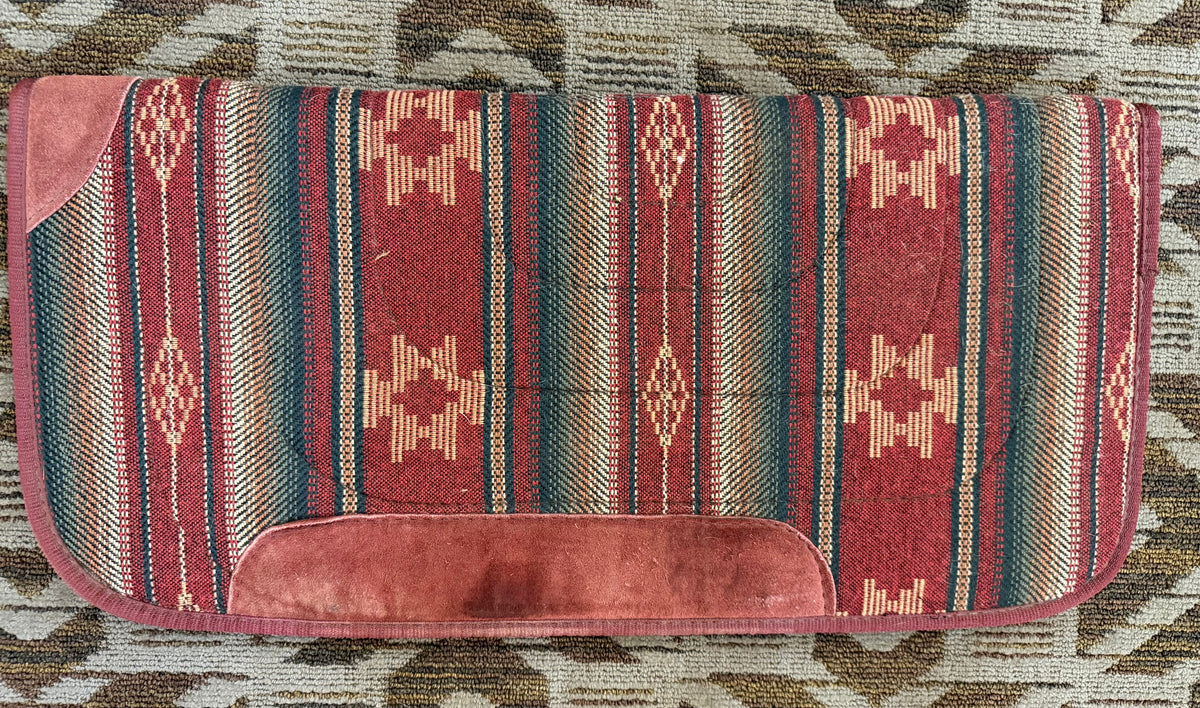 Red Striped Felt Pad