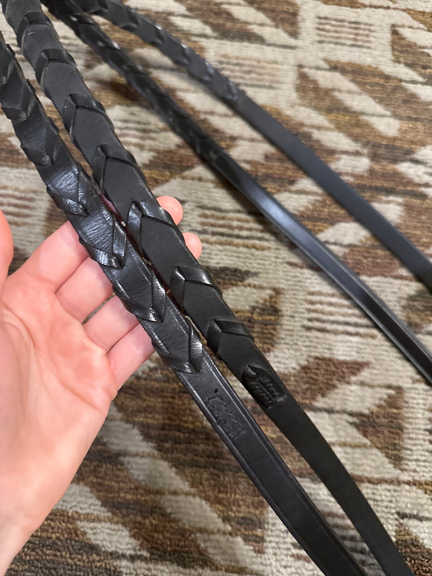 Black Laced Reins