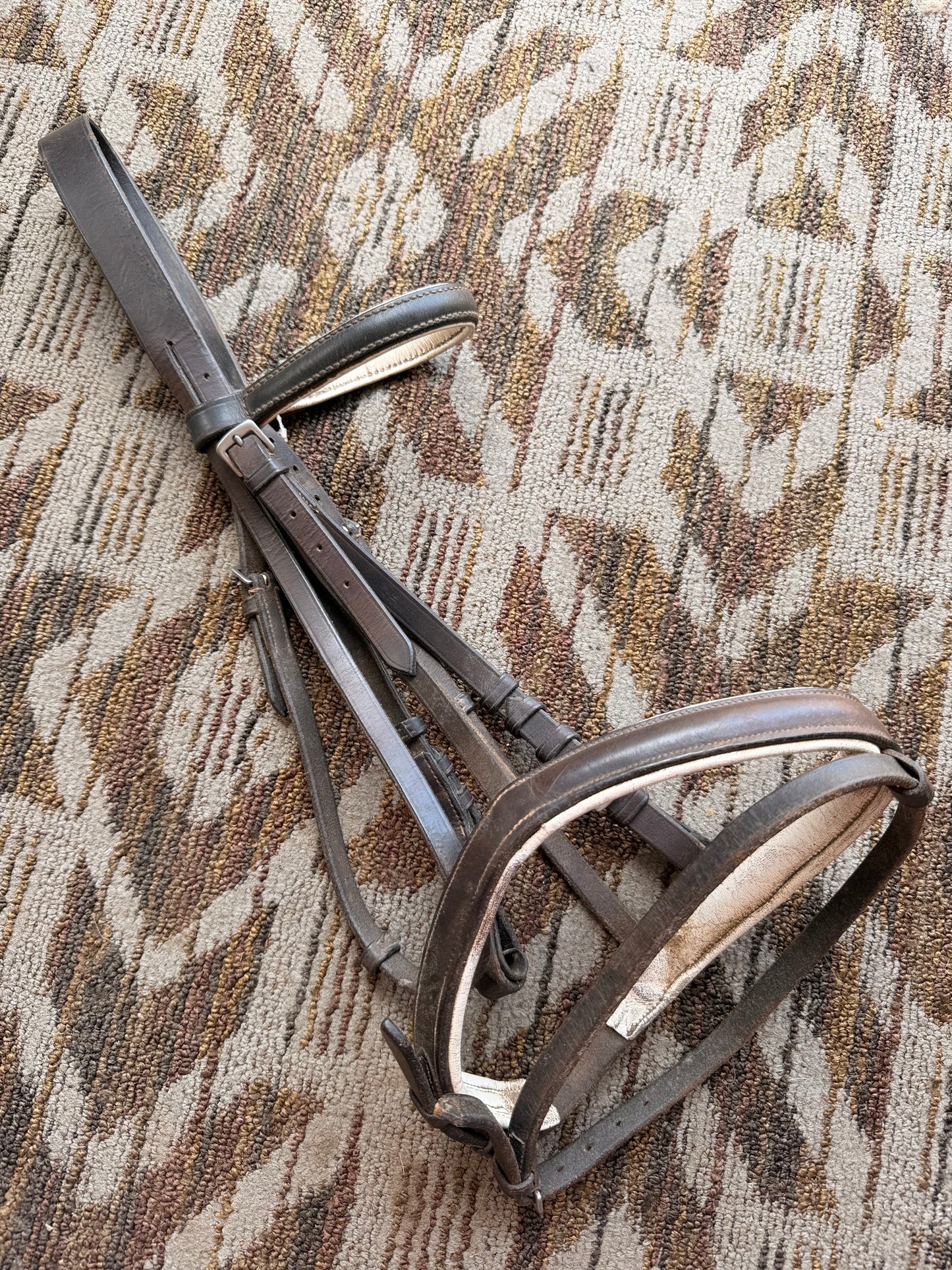 Dark Brown Dressage Bridle