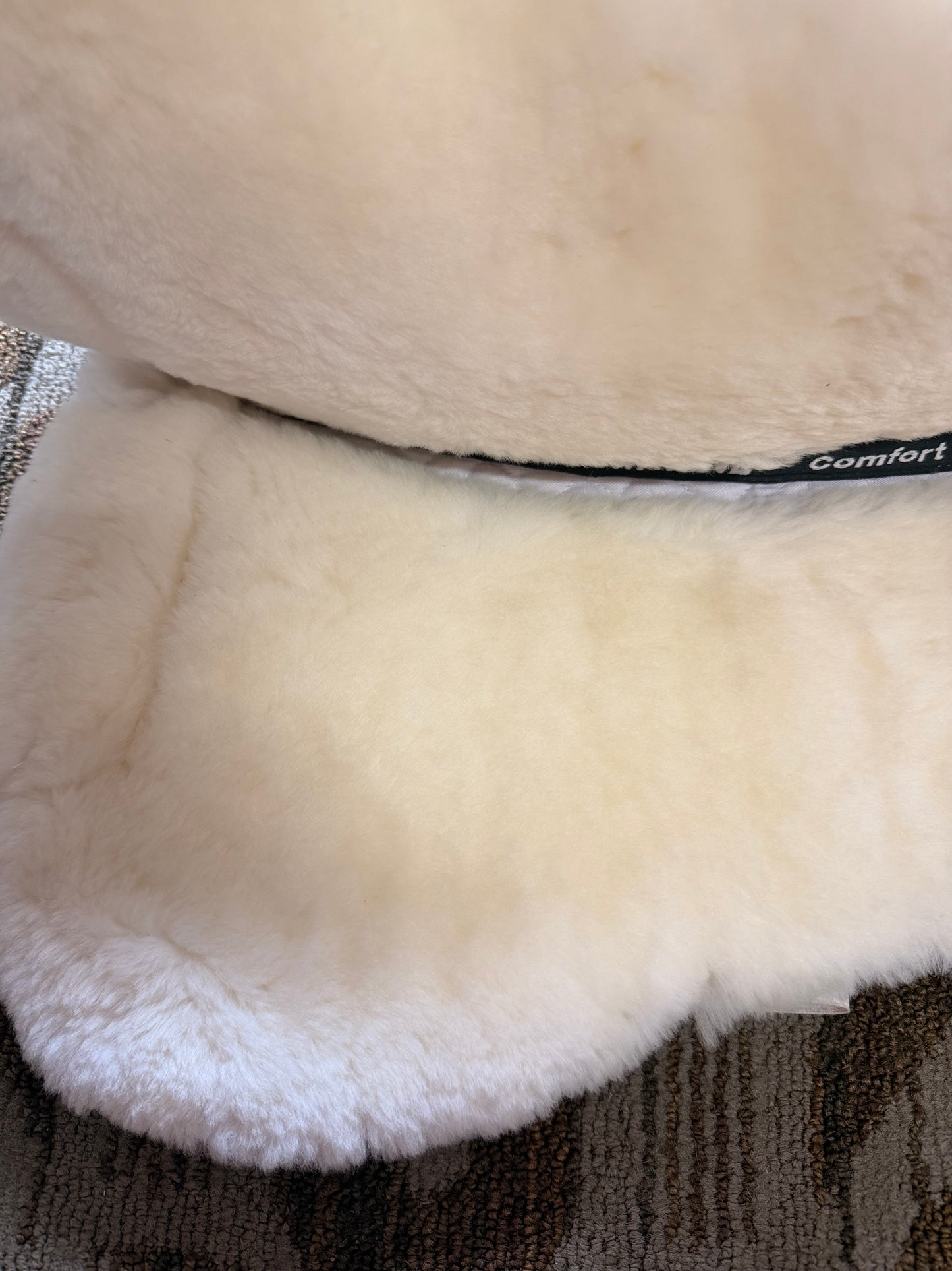 Thinline Comfort Sheepskin Shimmable Half Pad