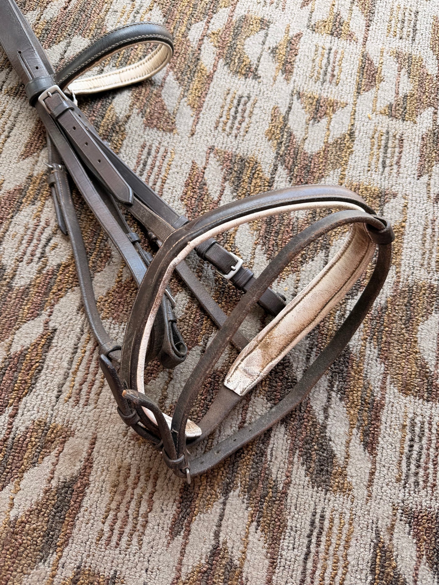 Dark Brown Dressage Bridle