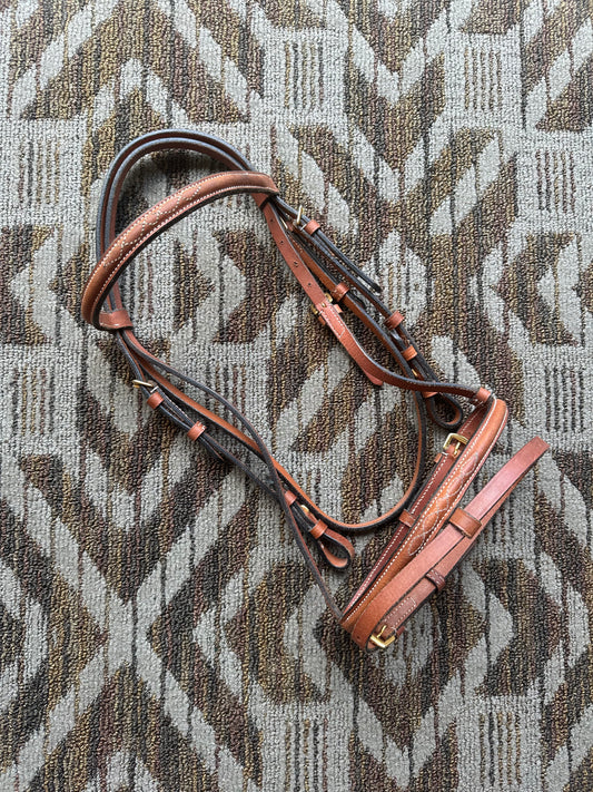 Chestnut Fancy Stitched Bridle