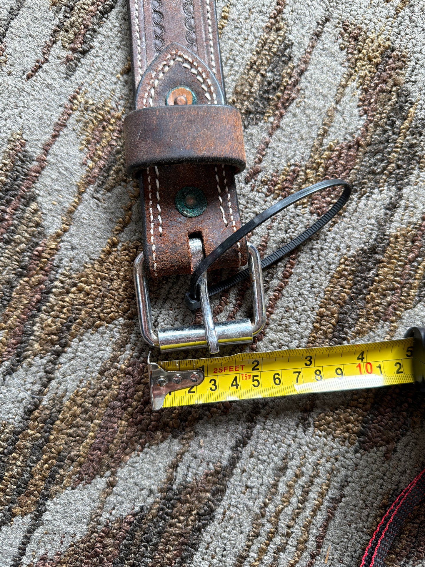 Tooled Back Cinch - 36”