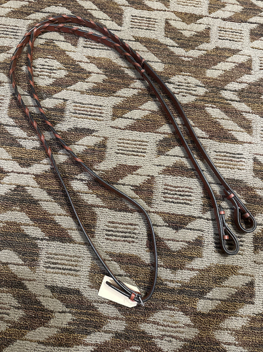 Chestnut Laced Reins