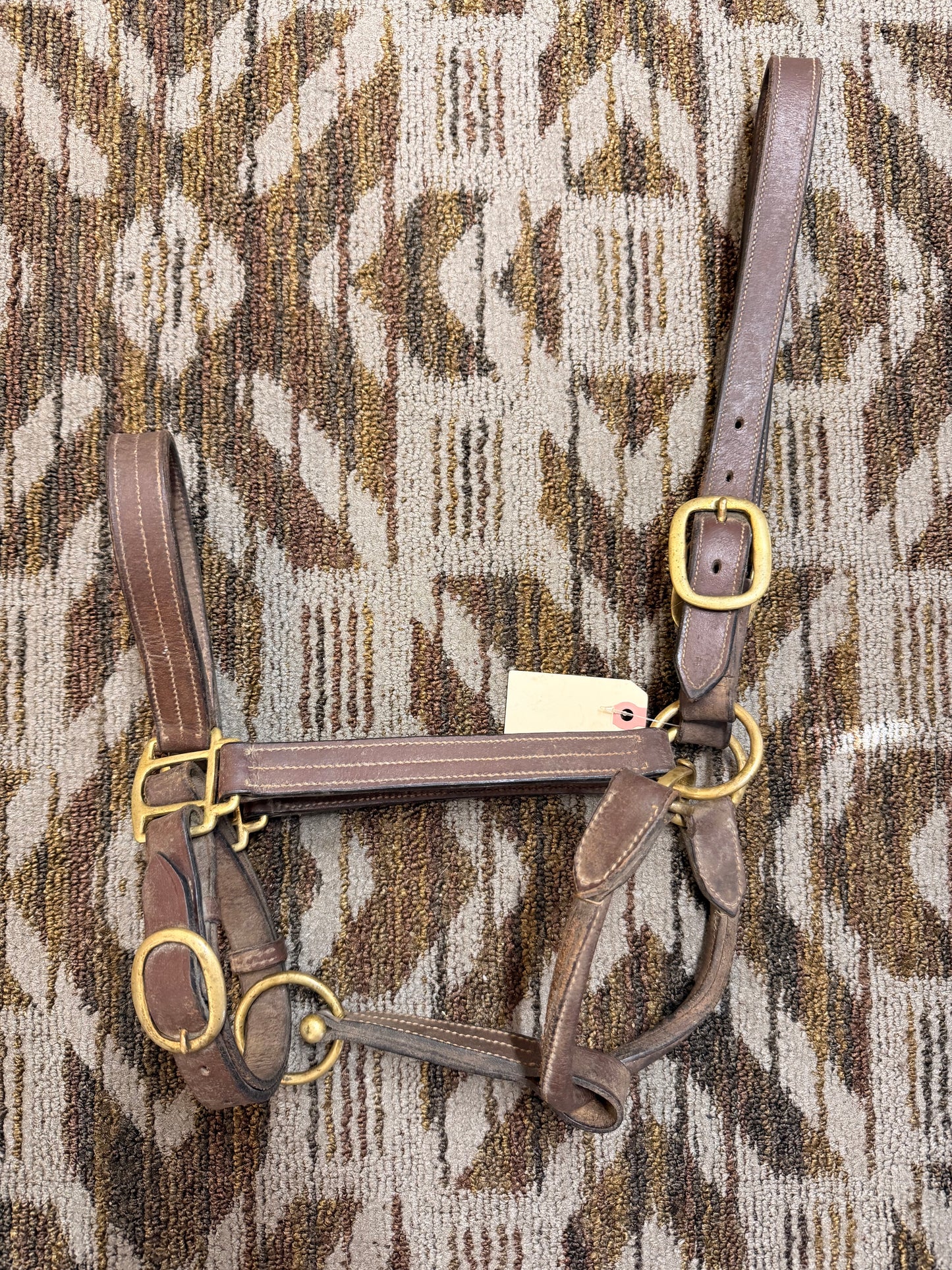 Oversized Leather Halter