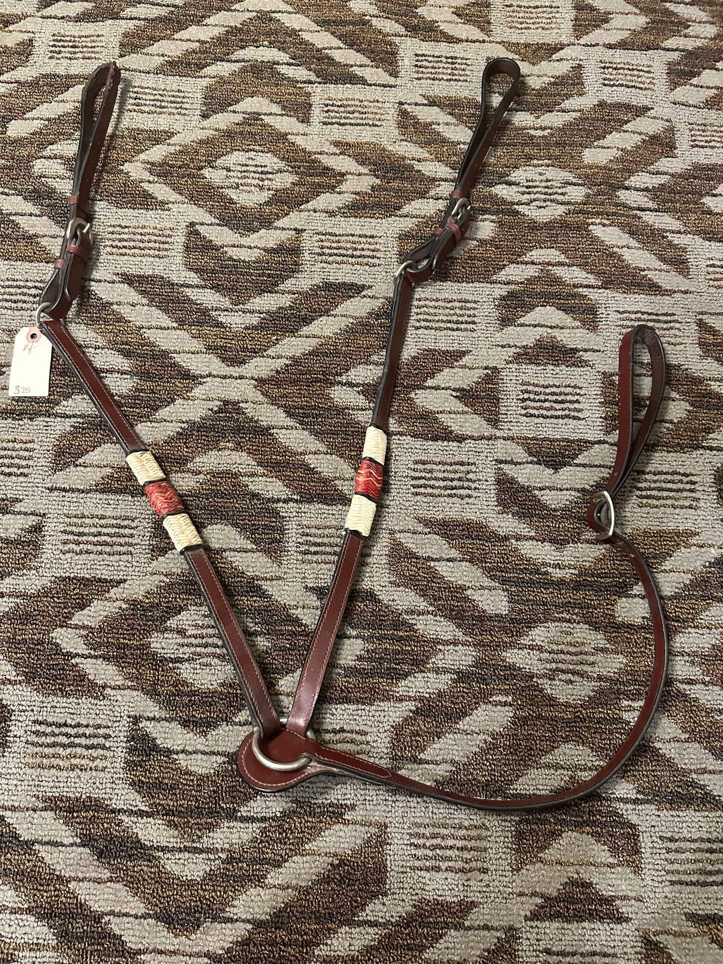 Leather Breastcollar w/ Rawhide Accents