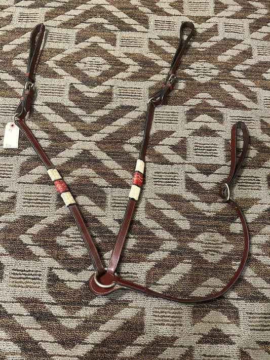 Leather Breastcollar w/ Rawhide Accents