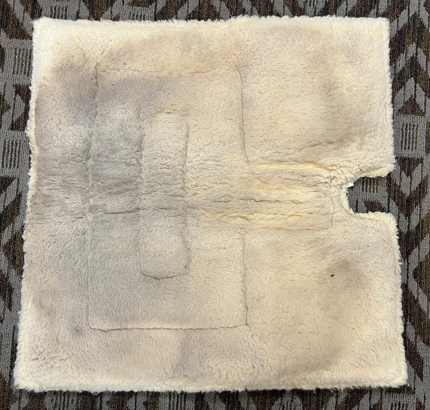 Brown Cutback Wither Build Up Saddle Pad