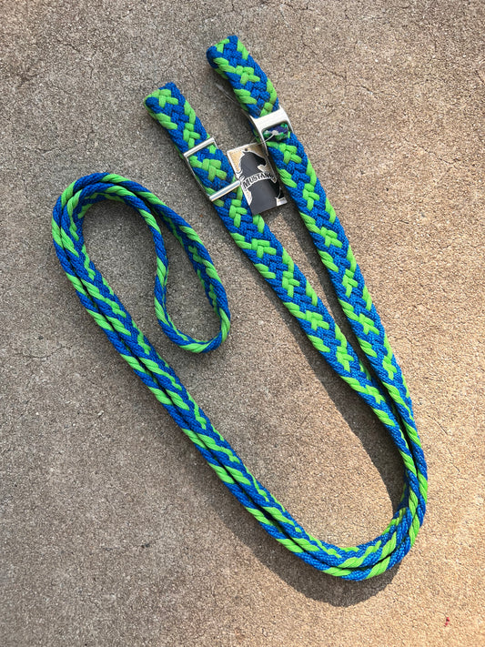 Mustang Flat Braided Barrel Reins