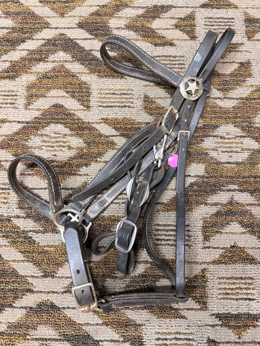 Black Biothane Halter Bridle