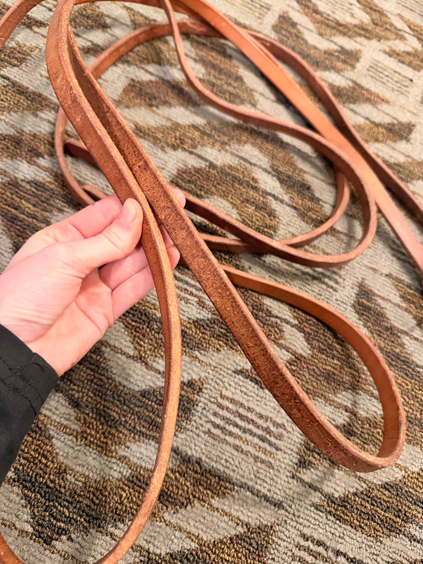 Weighted Heavy Oiled Split Reins
