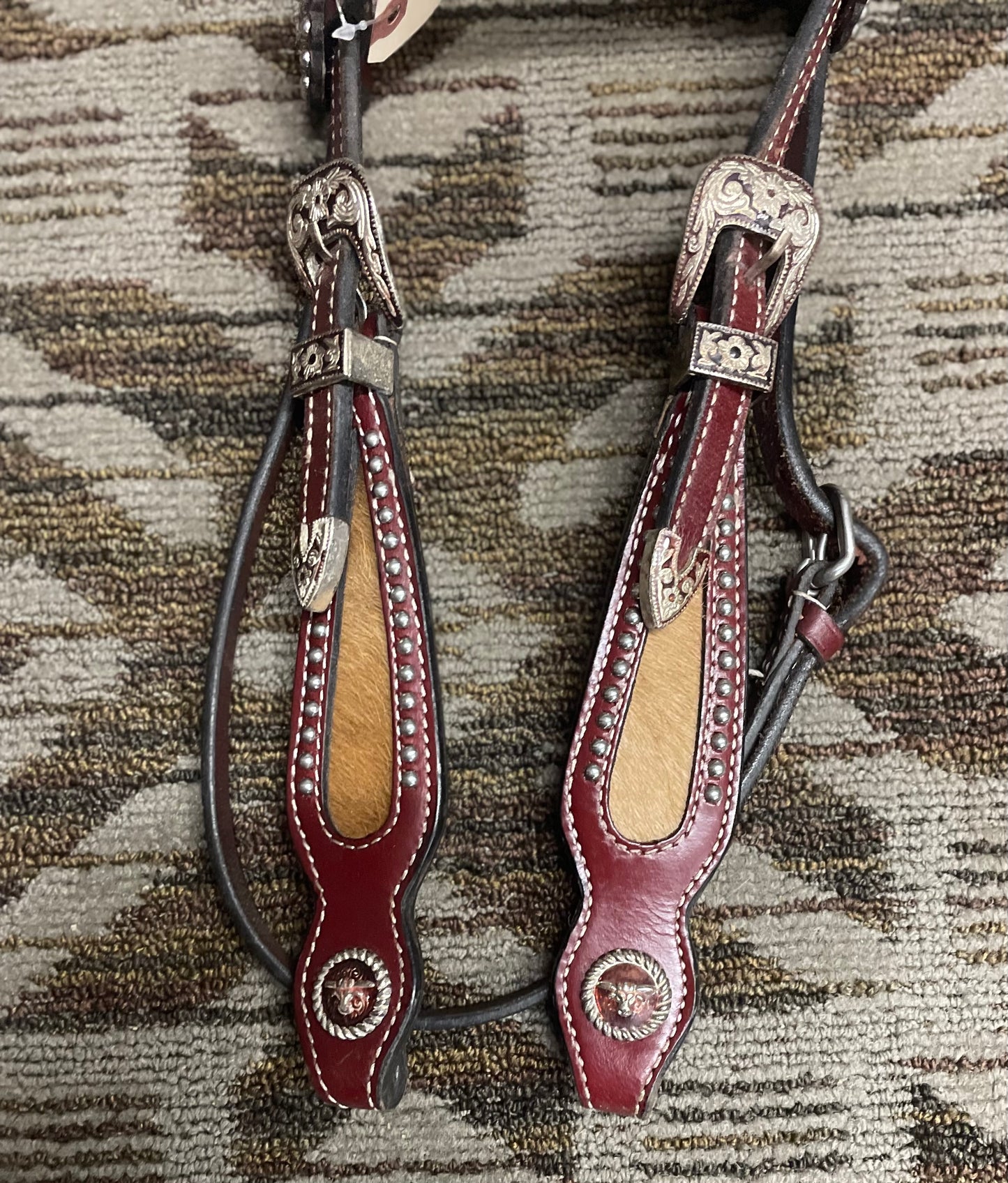 Studded Hair On Headstall