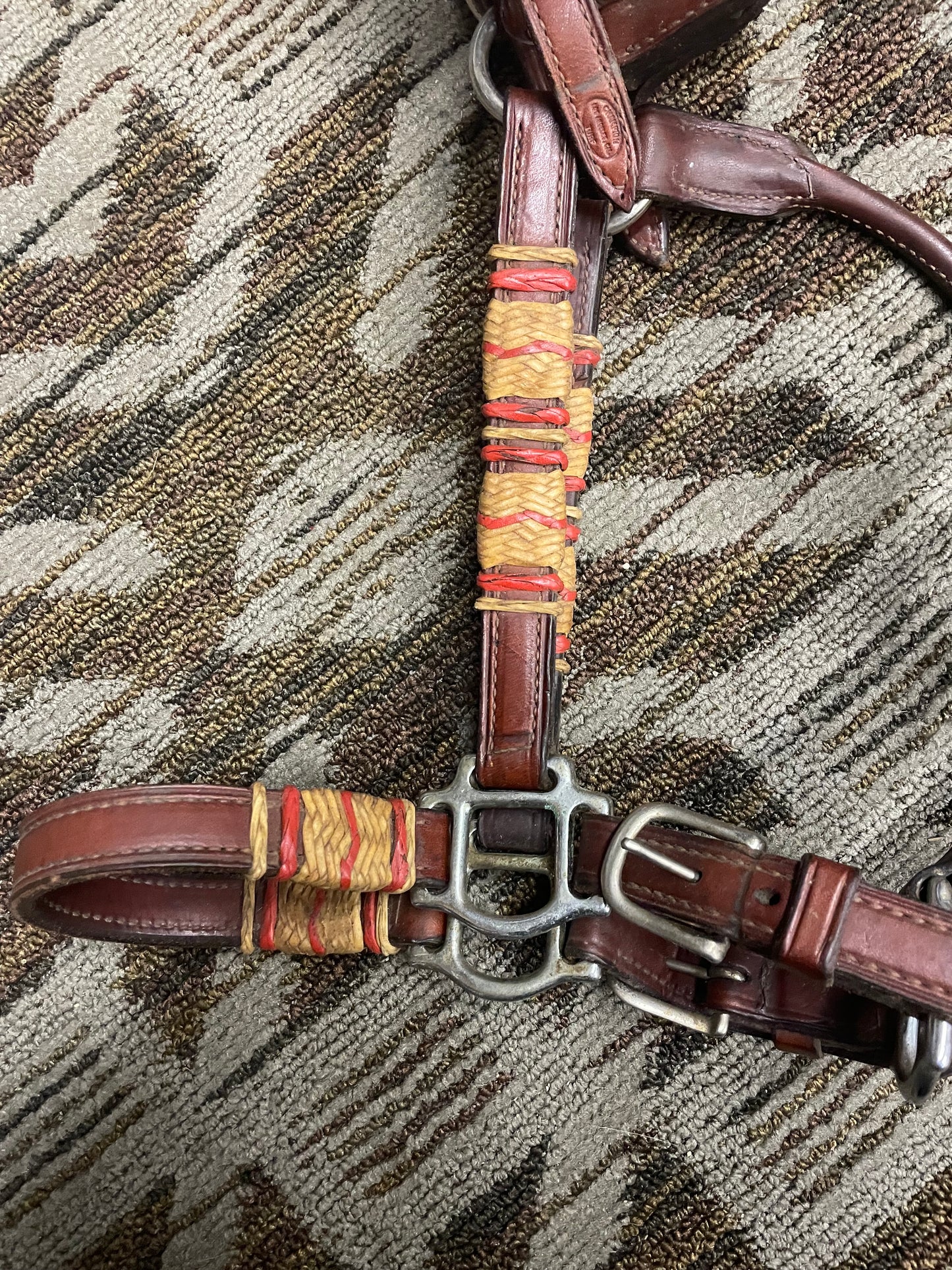 Champion Turf Leather Halter w/ Rawhide