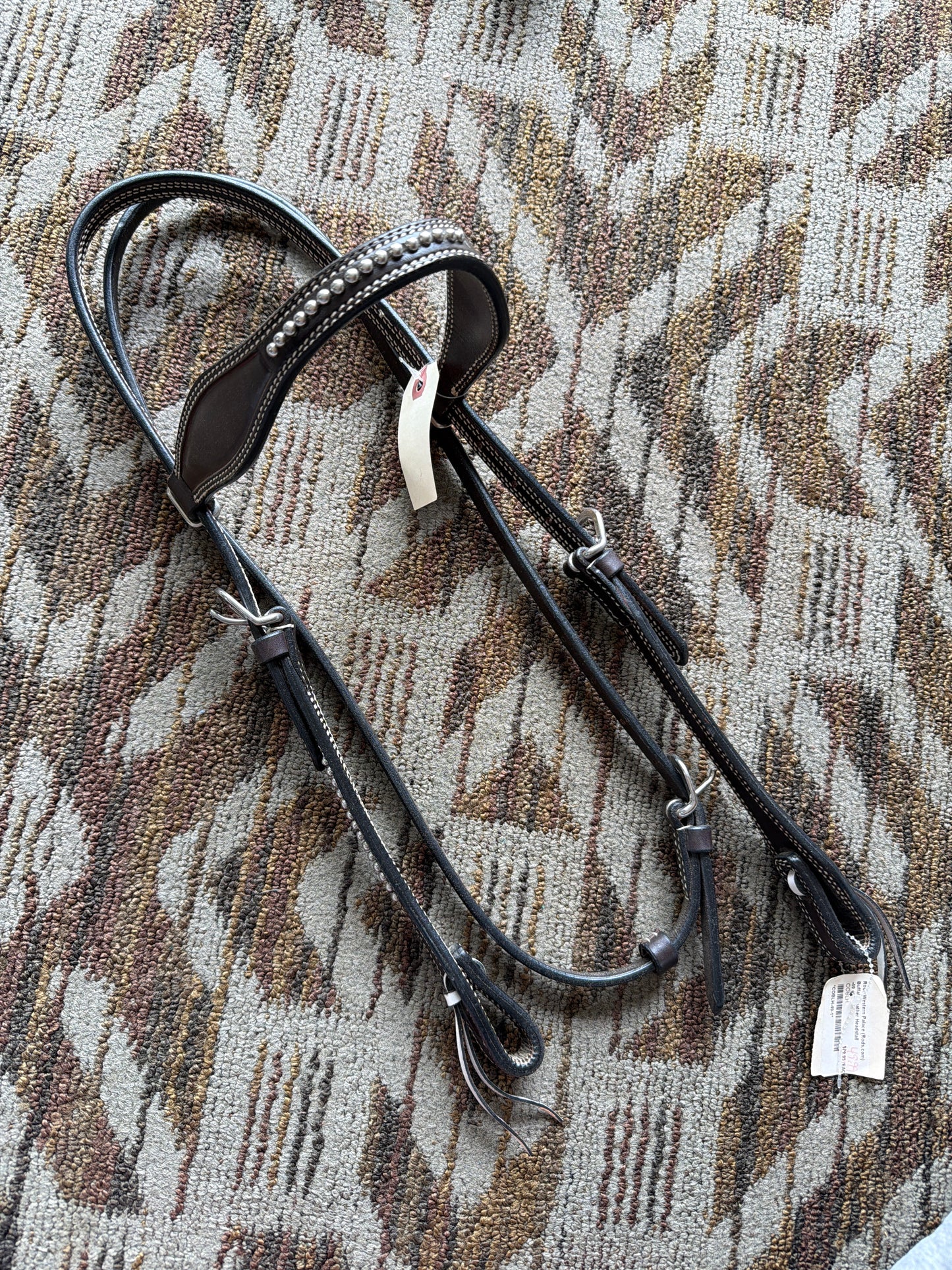 New Rods Buffalo Leather Headstall