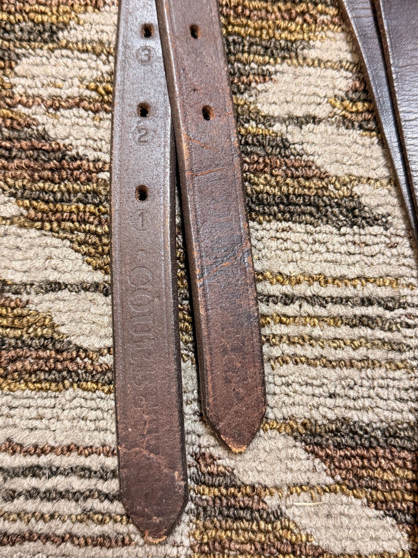 Brown Courbette Stirrup Leathers - 68”