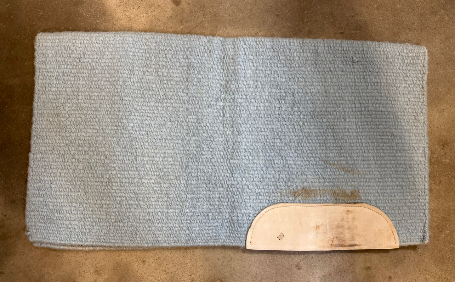 Harris Light Blue Saddle Blanket
