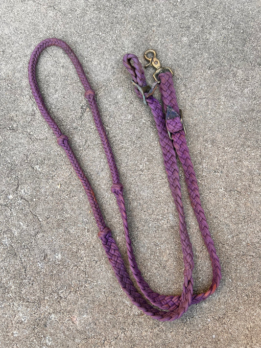 Purple Loop Reins