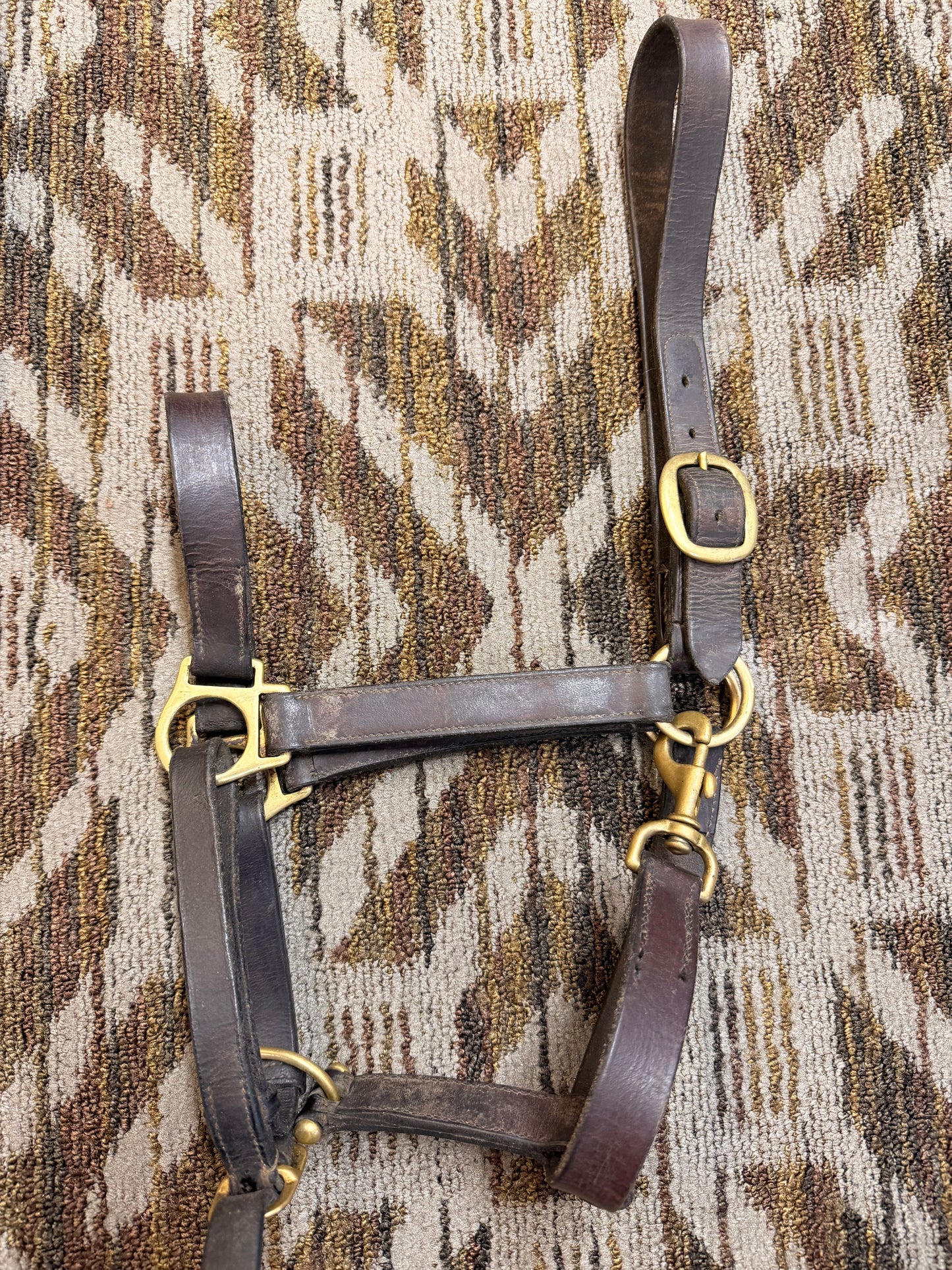 Oversized Leather Halter